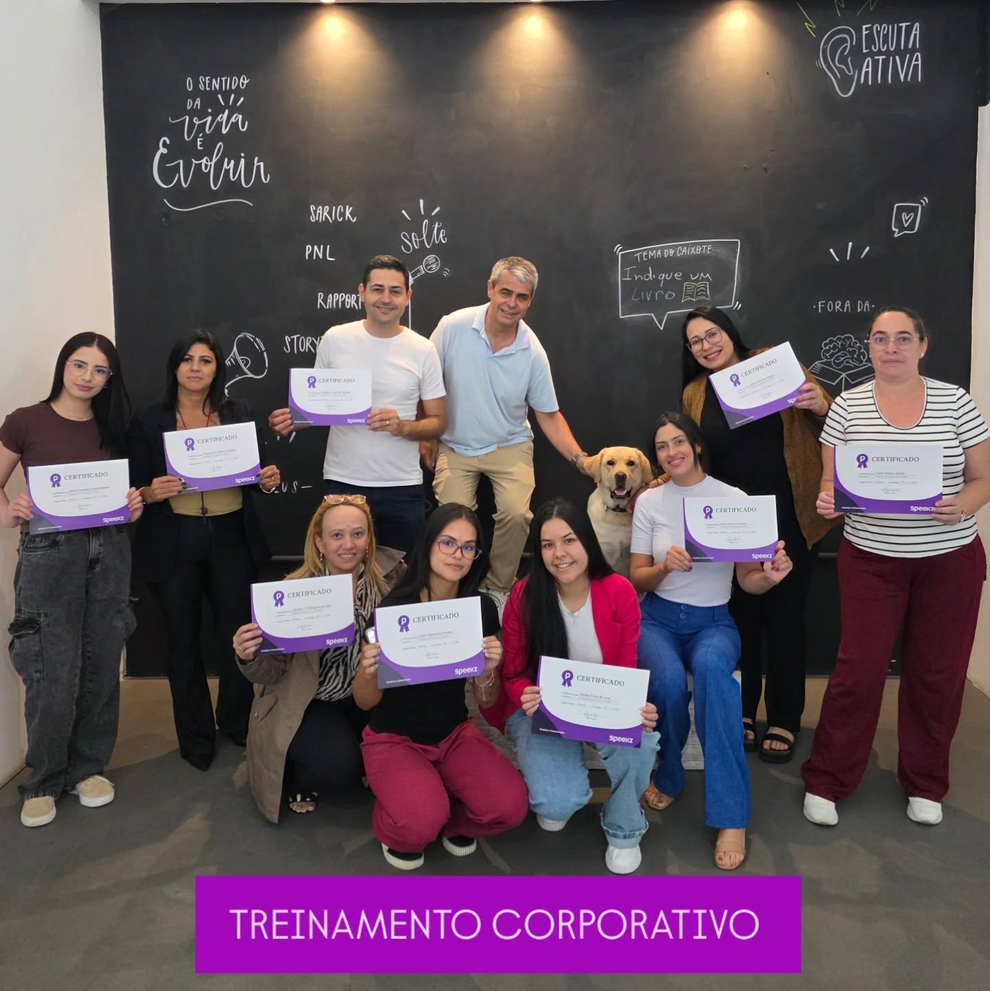 Treinamento corporativo Speekz