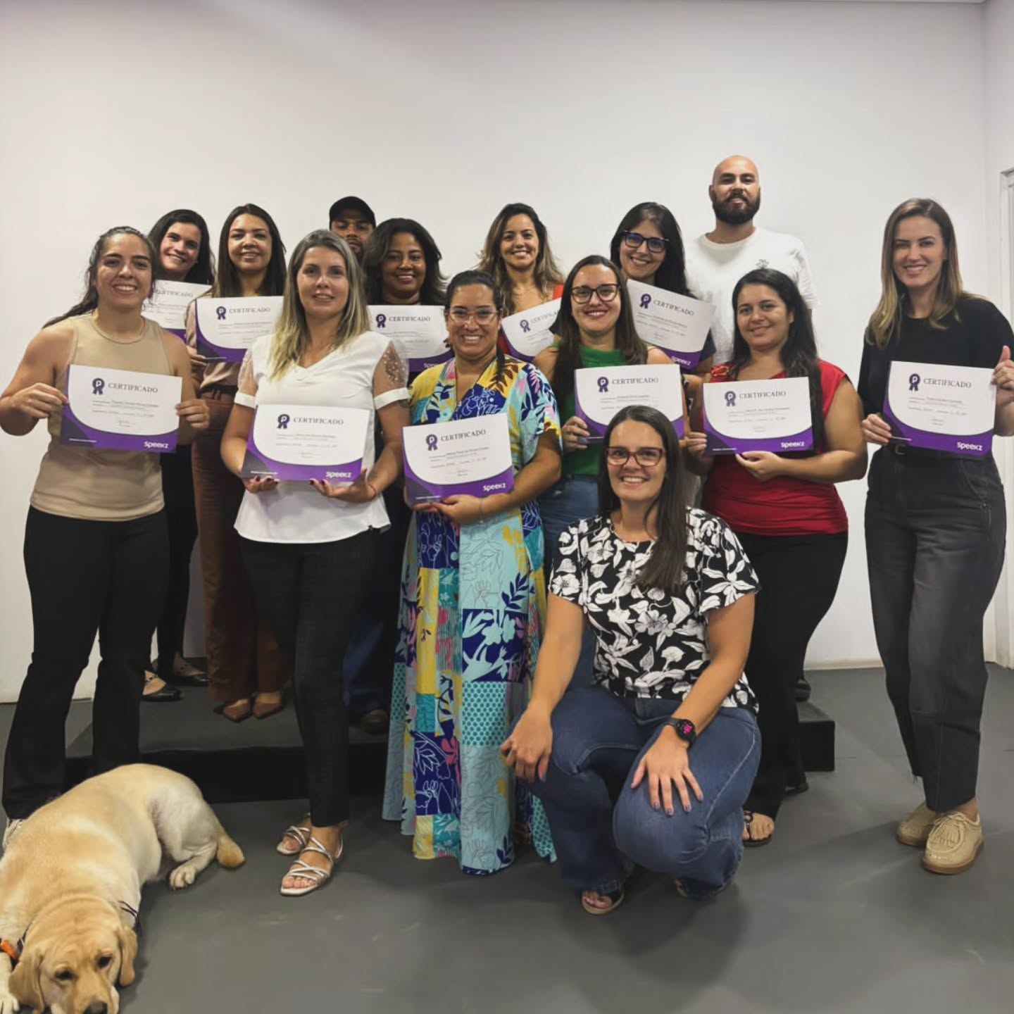 Turma com certificados